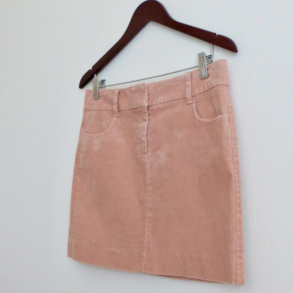 NEW! J. Crew Vintage Corduroy Mini Skirt Pockets - Picture 3 of 5